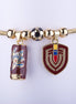 Pulsera Vinotinto - Escudo, Balón y Malta Polar - Joyería para Fans